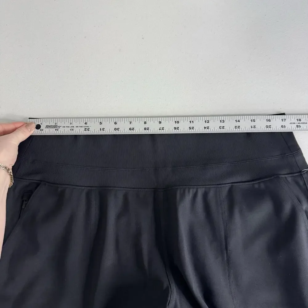 Athleta Venice Wide Leg Pants Womens XL Black Athleisure Lounge Travel‎ Gorpcore
